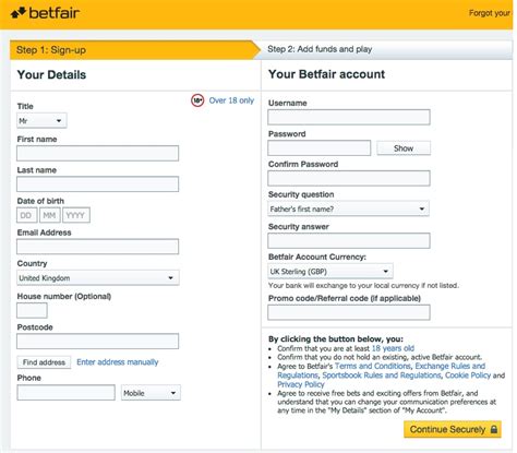 betfair sign up offer|Opening an Account .